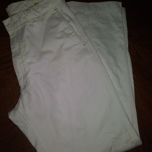 White brushed chinos. Fabric super soft.